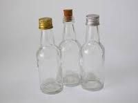 100 Garrafinhas 50 ml de Vidro com Tampa