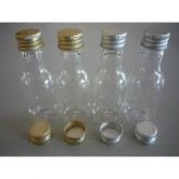 100 Garrafinhas PET 50ml com Tampa