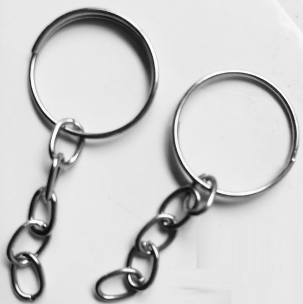 1.000 Argolas com corrente para chaveiro