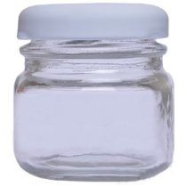 100 Potes de vidro Papinha Lembrancinha
